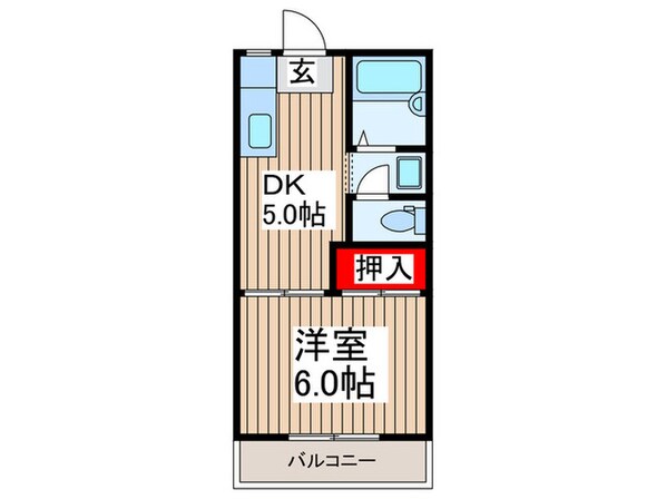 エクセレント賢の物件間取画像